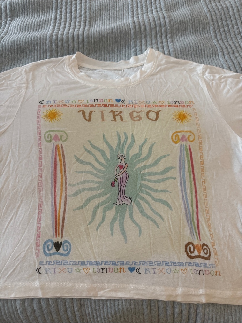 Rixo Virgo Cropped Tee